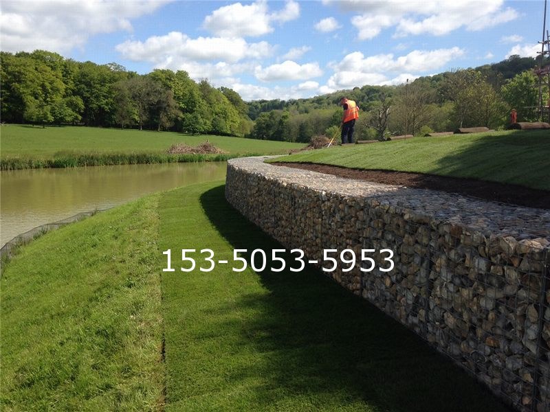 锌铝合金格宾石笼安装效果